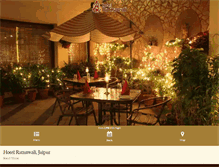 Tablet Screenshot of hotelratnawali.com